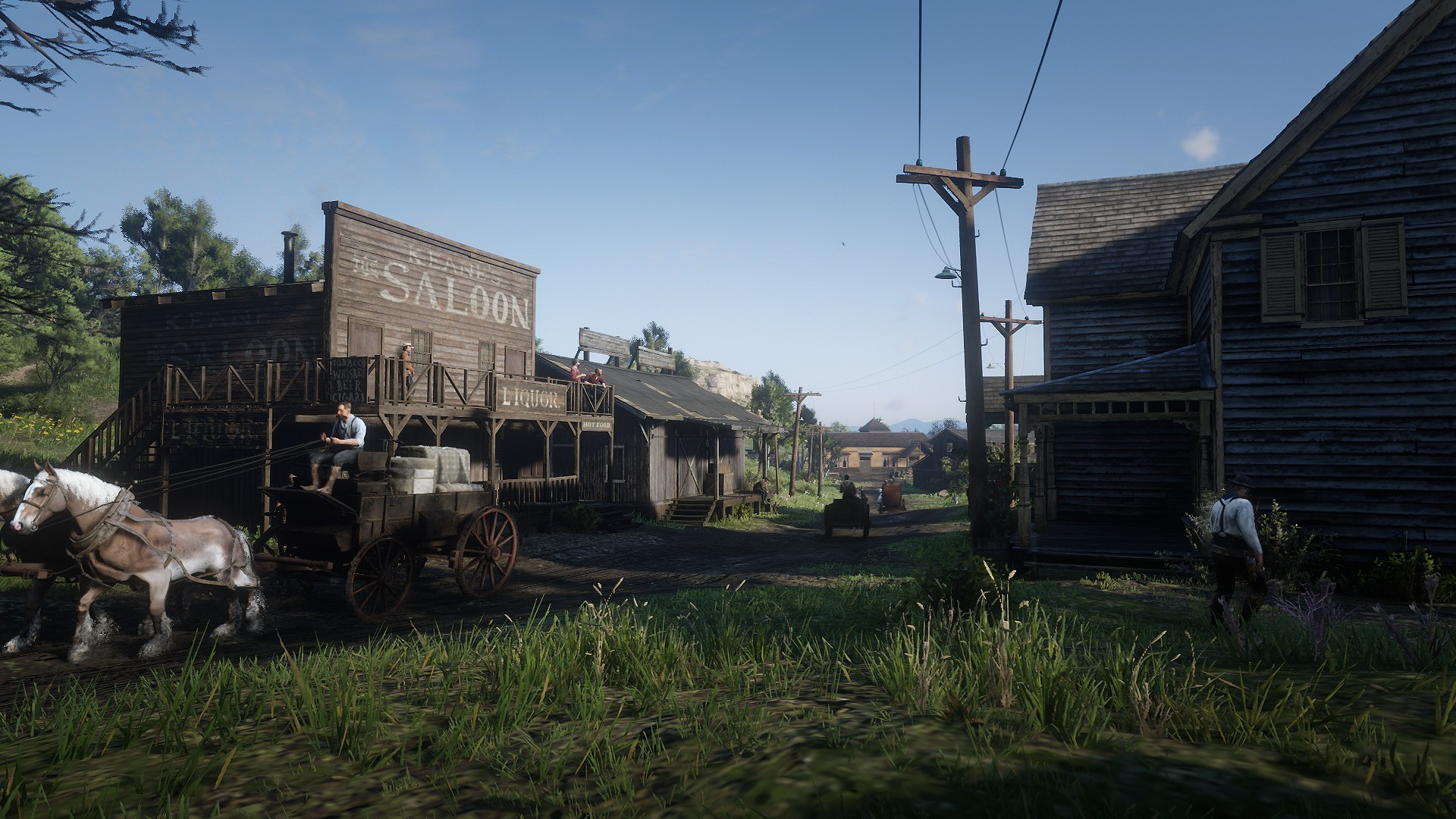 Image of a side road of Valentine
